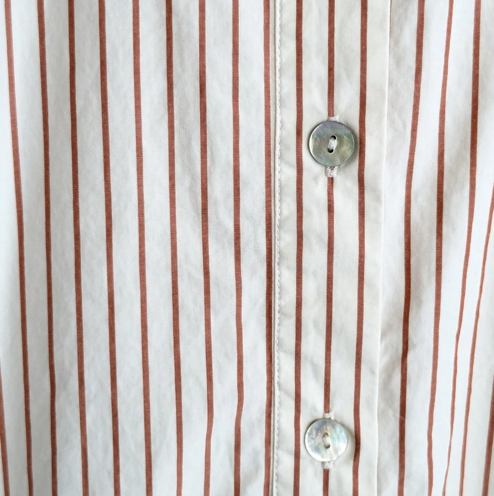 Quince • Organic Cotton Poplin Drop Waist Shirt Dress - Picture 4 of 9